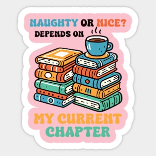 My Current Chapter Sticker